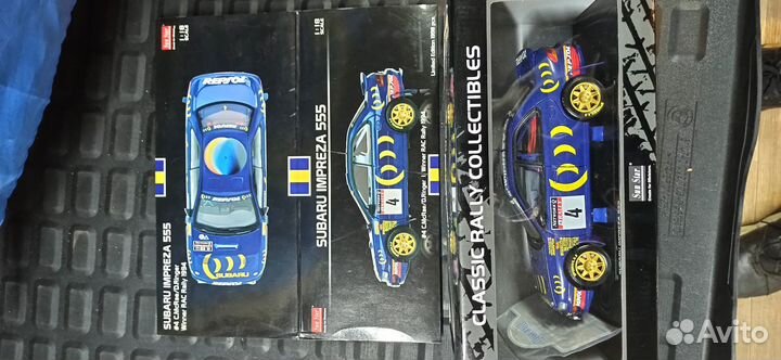 Модель автомобиля 1:18 Subaru Impreza GC sunstur