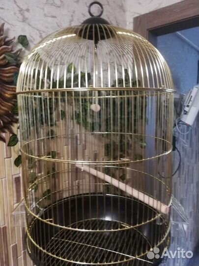 Клетка большая круглая 45*71, новая