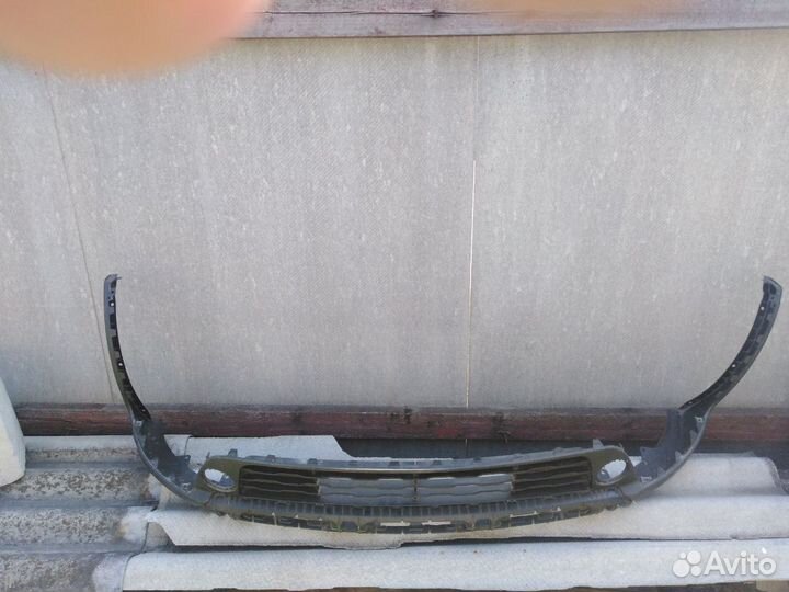 Юбка переднего бампера Киа Рио икс лайн