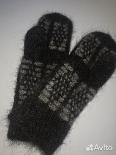 Варежки и носки из собачий шерсти