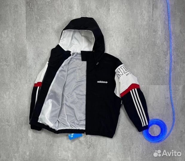 Куртка adidas (ветровка) мужская оверсайз