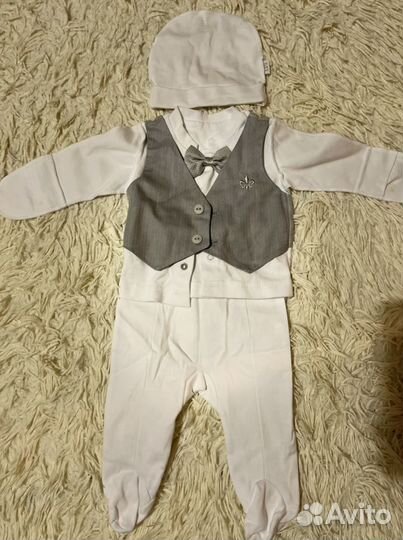 Костюм для новорожденного мальчика на выписку