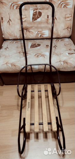 Продам санки с ручкой