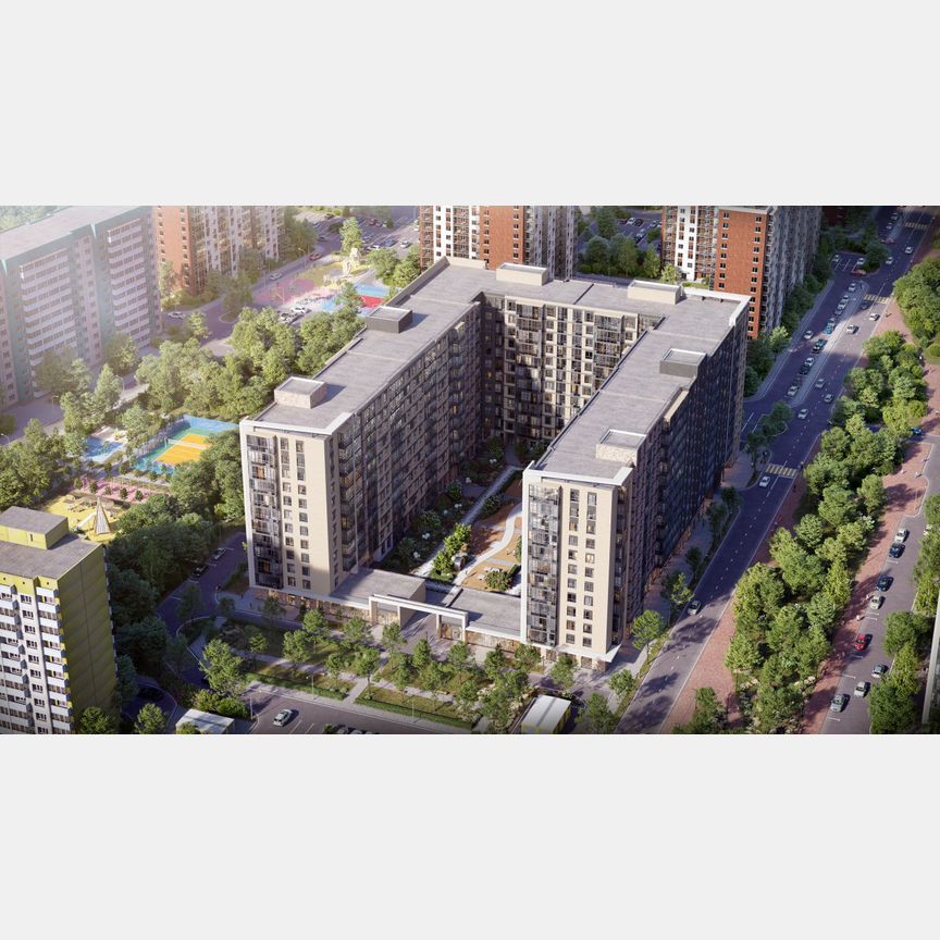 1-к. квартира, 39,4 м², 11/12 эт.