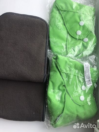 Многоразовые подгузники 2+2 вкладыша