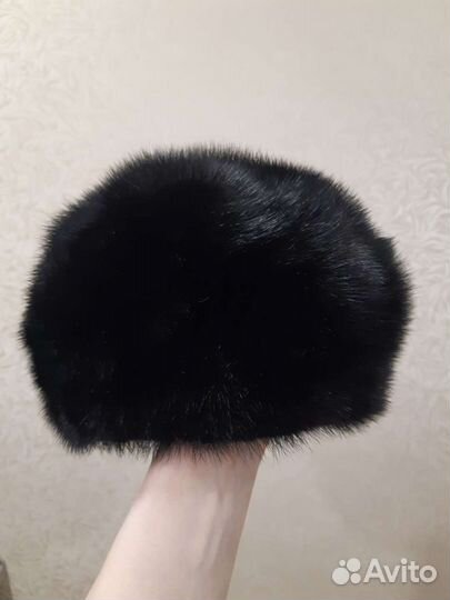 Женский норковый берет/шапка