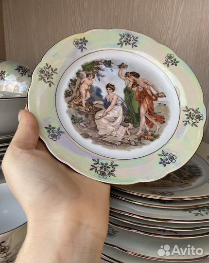 Сервиз Мадонна гдр, клеймо Kahla на 6 персон