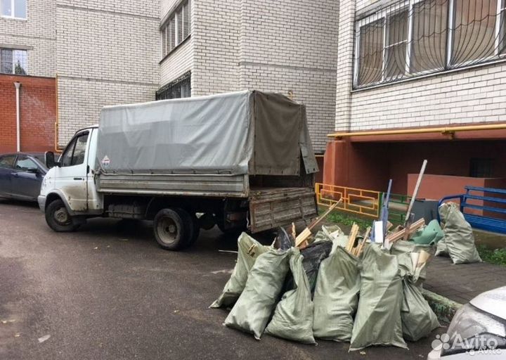 Вывоз мусора уборка помещений территории грузчики