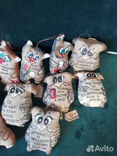 Кофейные котики, зайцы, совушки