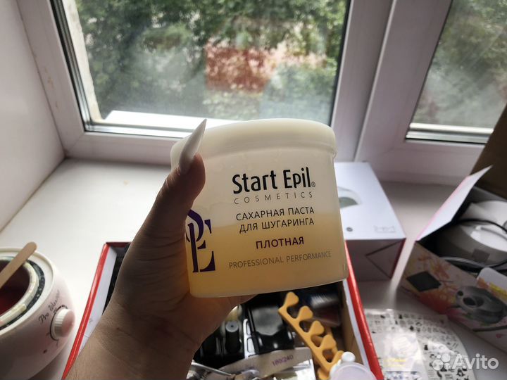 Набор для маникюра + сахарная паста