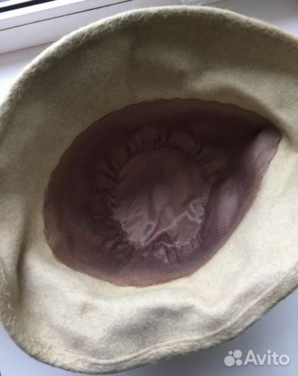 Фетровая и меховая шляпы и шарф винтаж СССР