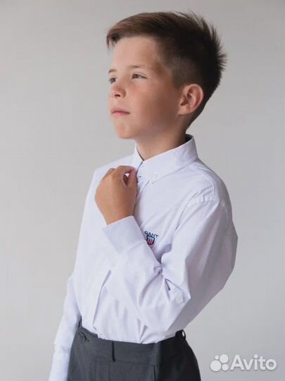Рубашка для мальчика в школу. Рост 140-152 см