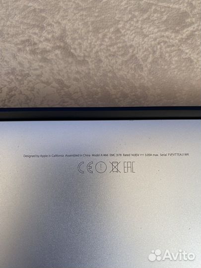 Apple MacBook Air 13 2017 i5 (идеал, 369циклов)