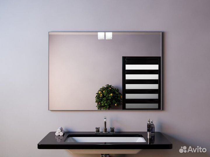 Зеркало настенное без рамы и крепежа