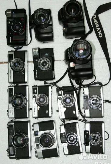 Фотоаппараты пленочные Canon, Konica, Yashica, Fuj
