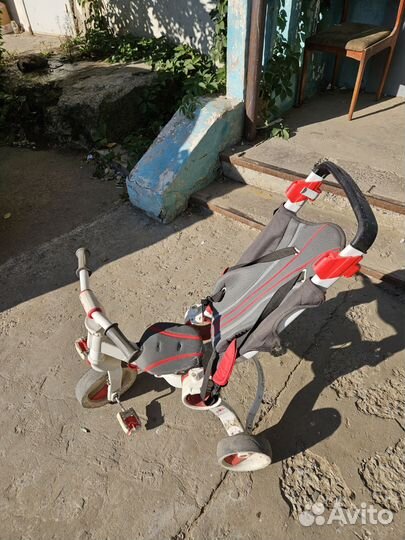 Велосипед с родительской ручкой