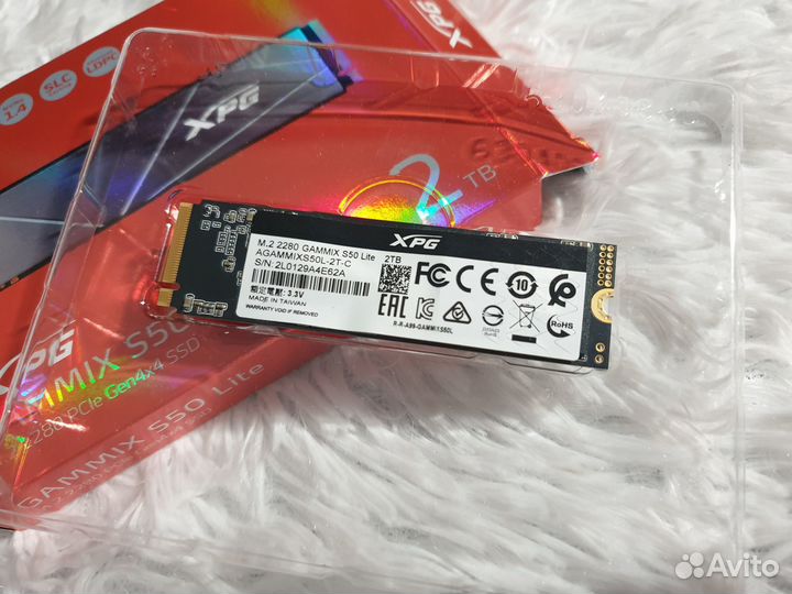 2Tb SSD PCIe Gen4 x4 NVMe M.2. Гарантия 2г. Обмен