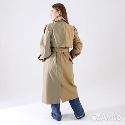 Плащ двуцветный база, р-р 50-52