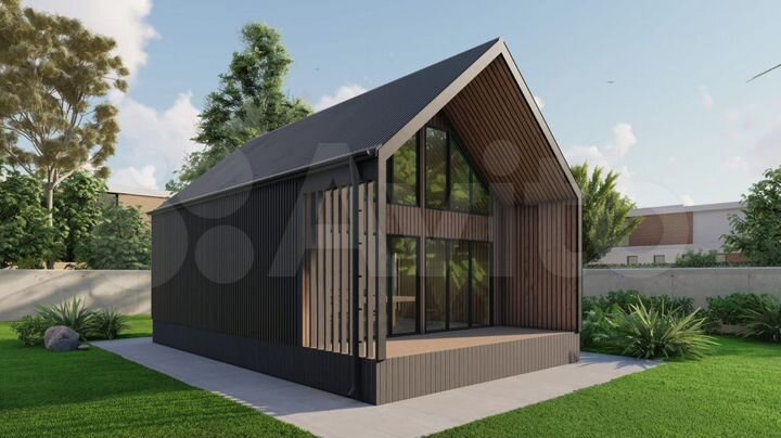 Дом 90 м² на участке 4 сот.