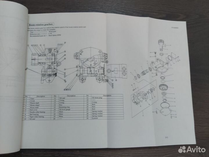 Сервисная книга автовышка aichi SH15A / ISH50A