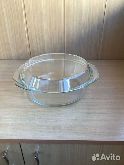 Стеклянная кастрюля 3.5 литра