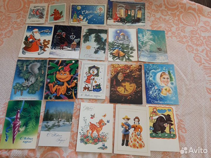 Открытки новогодние СССР