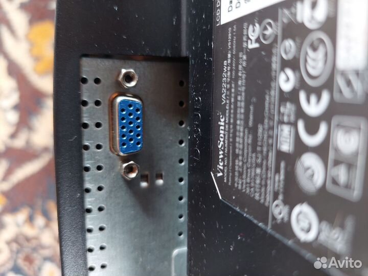 Монитор viewsonic va2232wa 22 дюйма