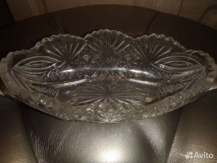 Салатник хрусталь