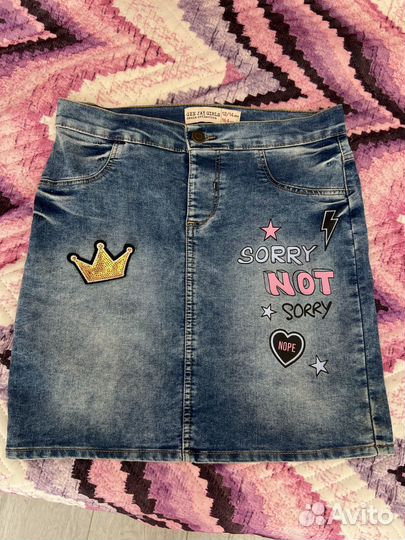 Джинсовая юбка