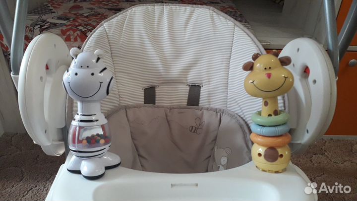 Электронные качели - шезлонг 2 в 1