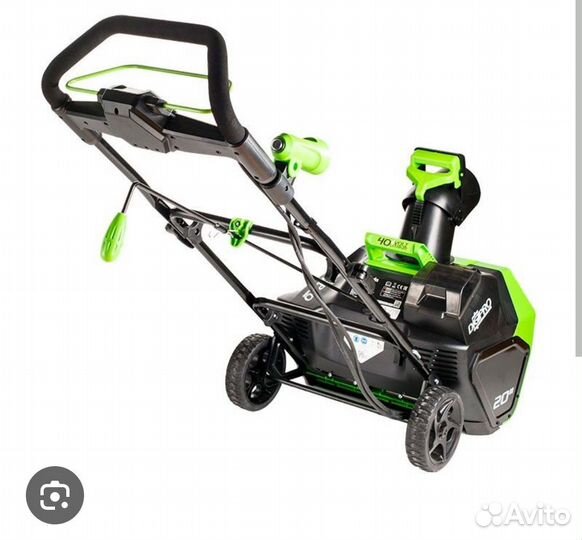 Снегоуборщик greenworks 40v