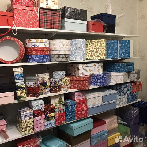 Коробка подарочная новогодняя