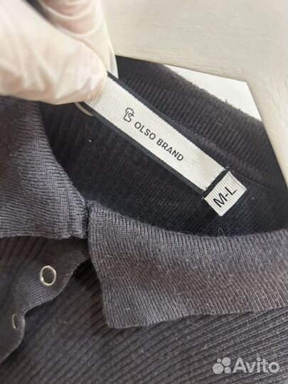 Серый топ женский