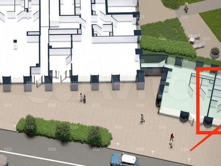 Продам торговое помещение, 47.9 м²