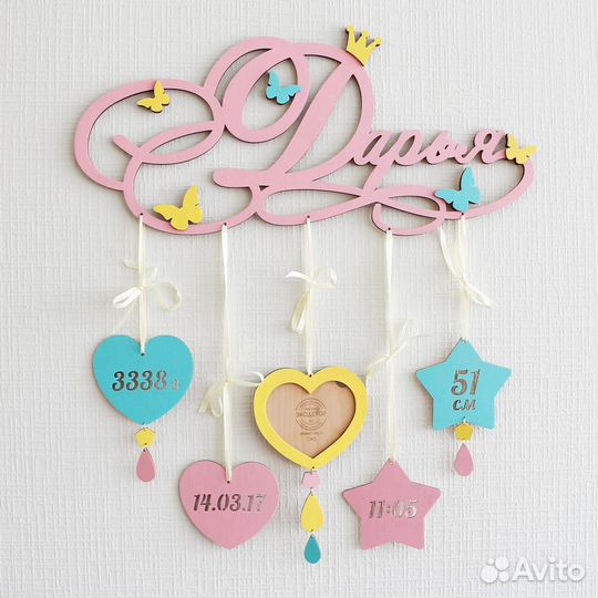 Детские метрики и фоторамки