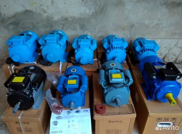 Электродвигатель 5аи 132 S8 (4 кВт/750 об/мин)