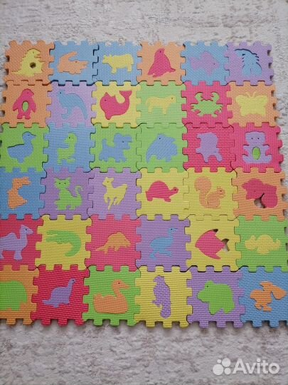 Мягкие пазлы-животные