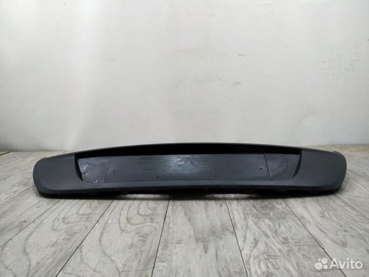 Спойлер (юбка) бампера заднего Rio рио 4