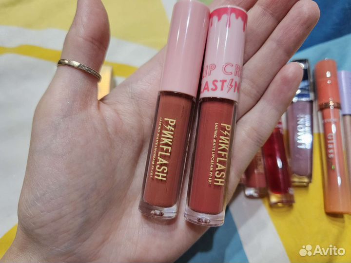 Косметика. Матовые помады. Тинты. Блески