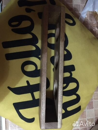 Деревяный сет Мята для стопок