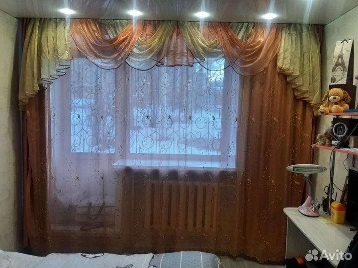 Шторы с ламбрекеном бу