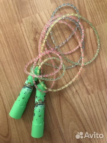 Скакалка детская лёгкая 2м 7см