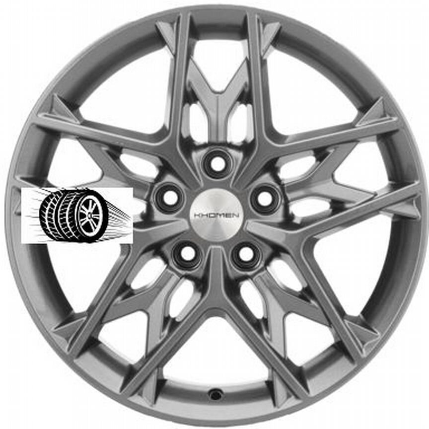 Литые диски Khomen Wheels 7×R17 5×114.3