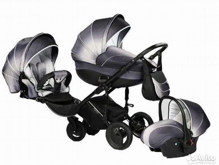 Коляска Tutis Pia 3 в 1 platinum