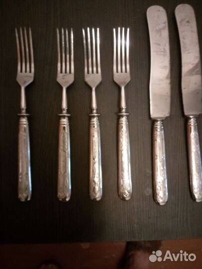 Вилки и ножи. Кондратов, с. Вачи. Клеймо 1870 г