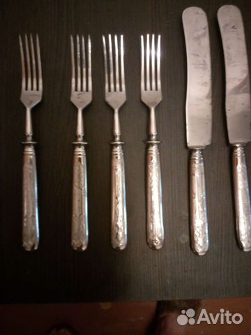 Вилки и ножи. Кондратов, с. Вачи. Клеймо 1870 г