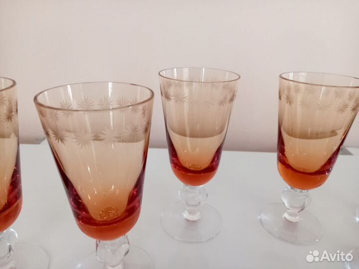 Фужеры хрустальные СССР