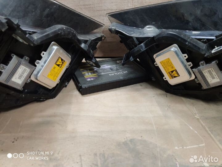 Фары рестайлинг адаптив е60