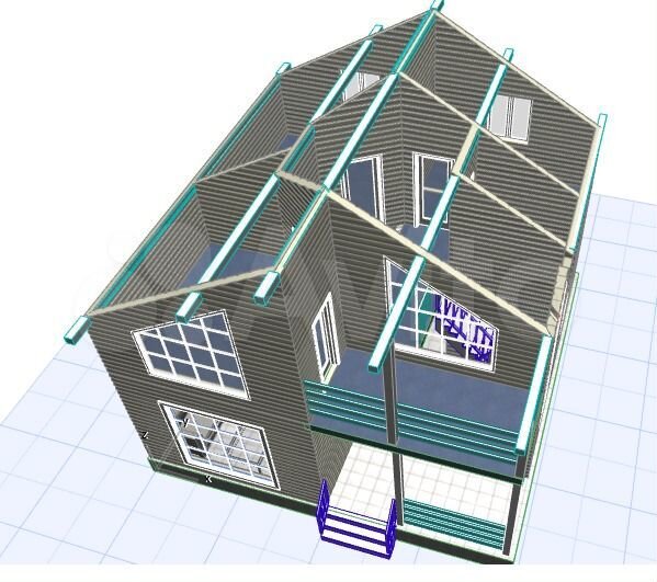 Дом 110 м² на участке 1 сот.