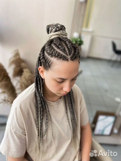 Плетение афрокосичек